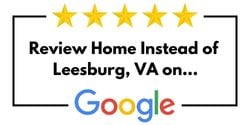 Review Home Instead of Leesburg, VA on Google