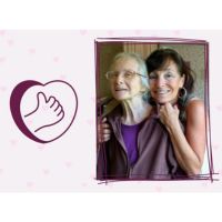 caregiver sharon with her senior client