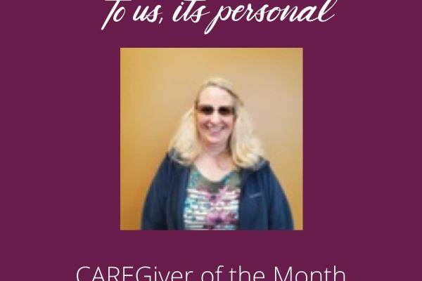 Home Instead Caregiver of the Month Carolyn