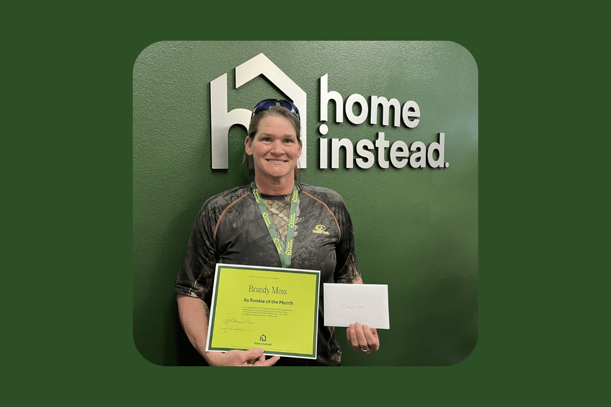 Home Instead Fort Smith Rookie of the Month February 2026 Brandy Moss
