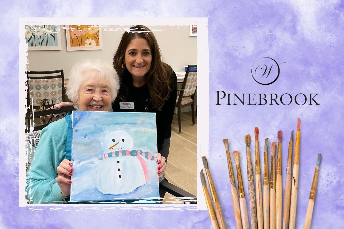 Home Instead Sponsors Painting Event at Pinebrook Retirement Community in Cincinnati
