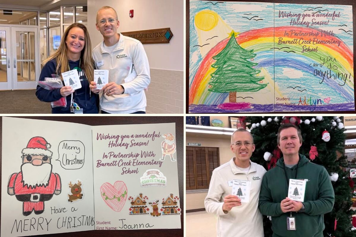 Home Instead and Students Deliver Holiday Joy in Lafayette, Indiana collage