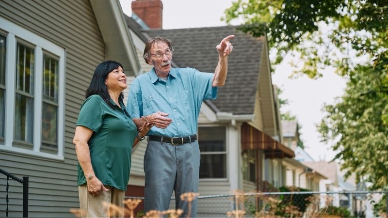 Home Instead caregiver with senior client