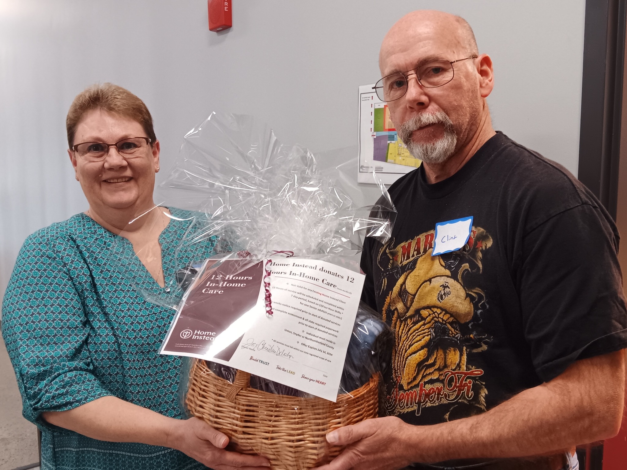 Home Instead Raffle Winner Parkinson's Care Workshop in Lewisburg, PA