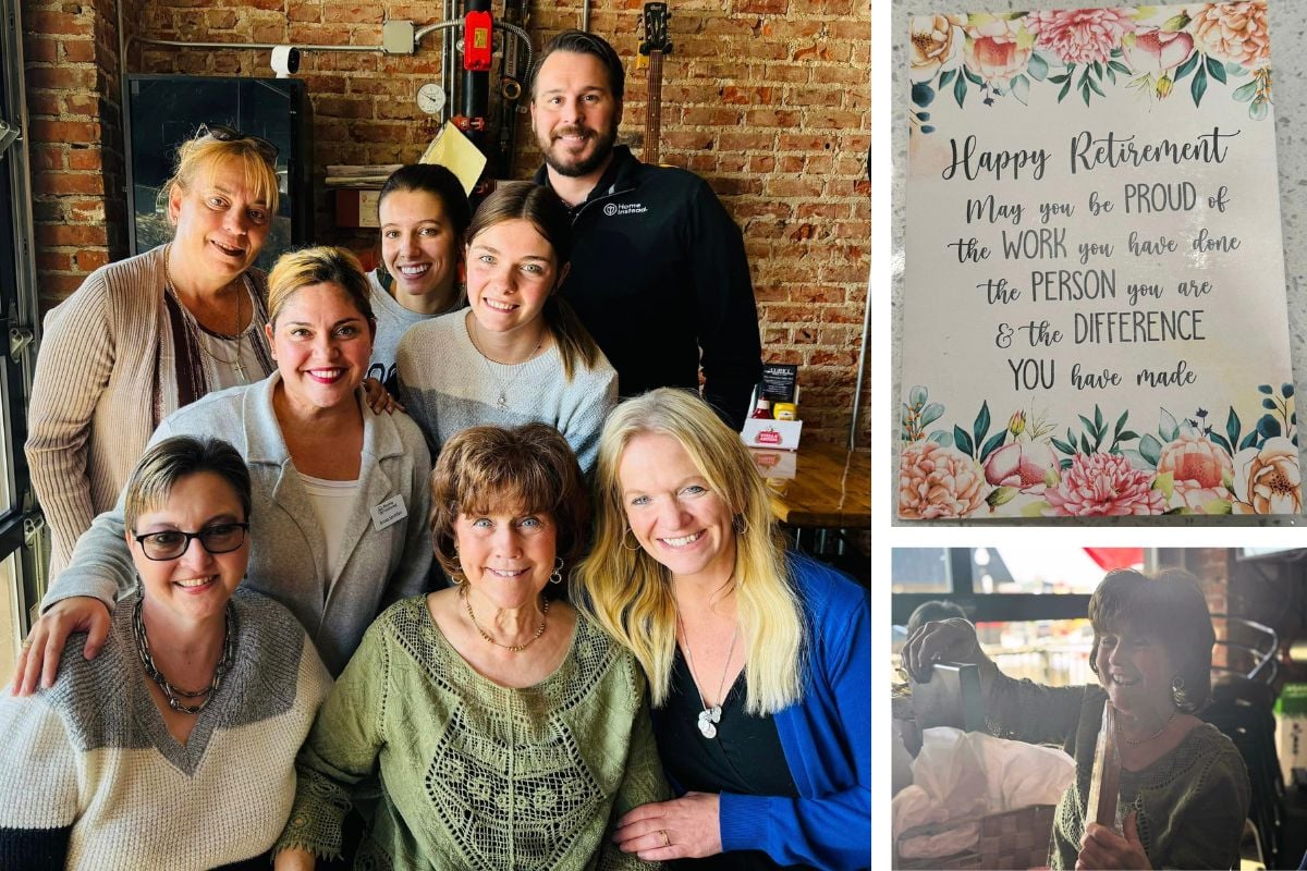 Celebrating Joan’s Retirement After 10+ Years at Home Instead Columbus, NE collage