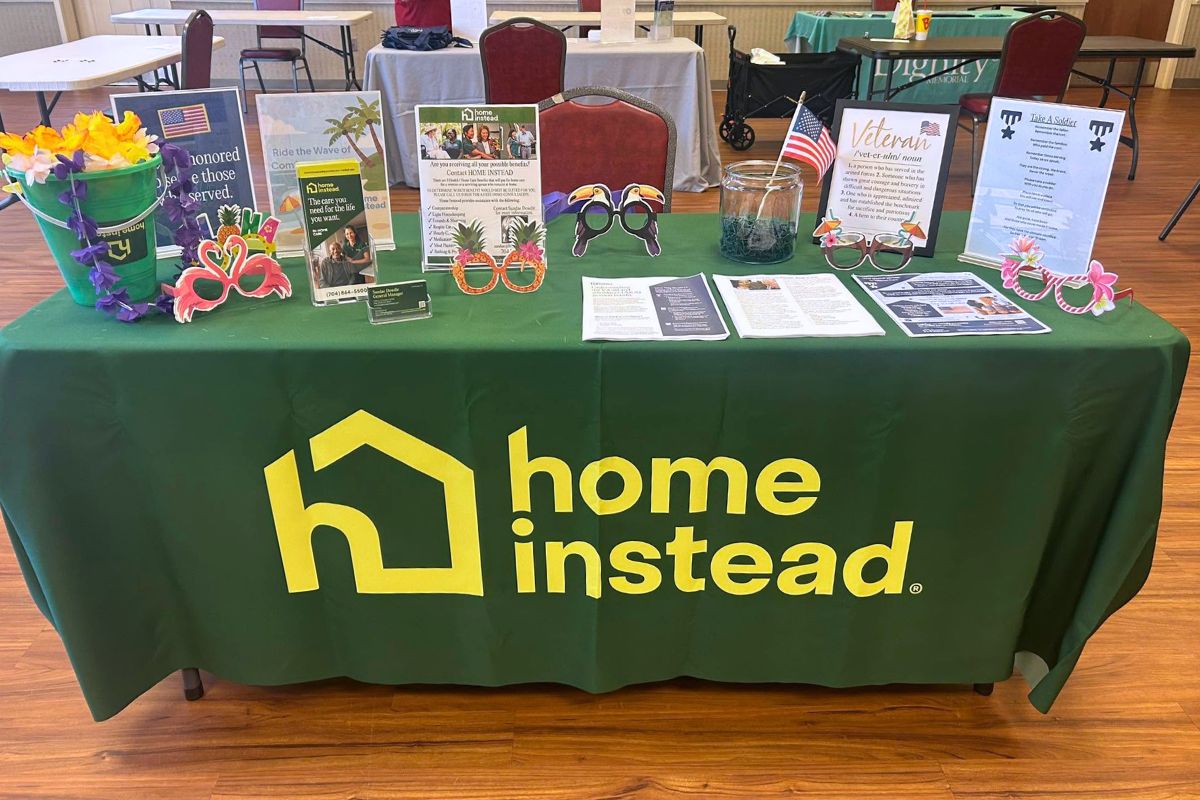 Home Instead of Shelby Connects with Veterans at the Senior Information Fair