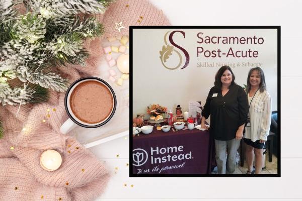 Home Instead Treats Local Nursing Homes to a Hot Chocolate Bar in Sacramento, CA