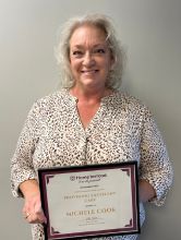 "Providing Excellent Care" Recognition - Michelle - November 2023