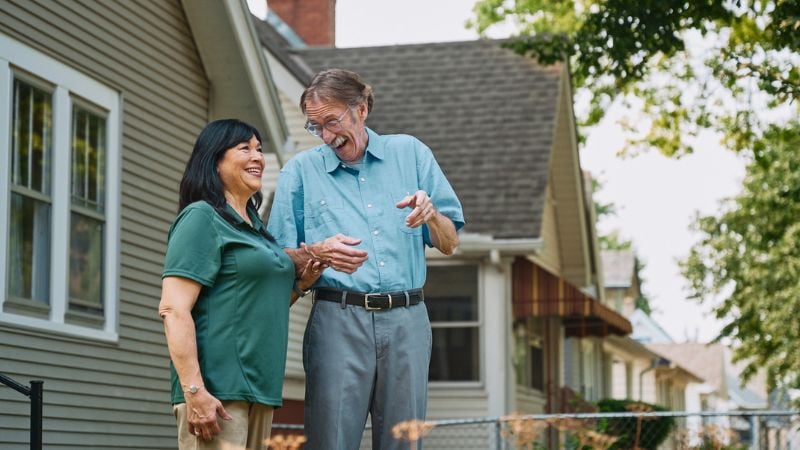 Home Instead caregiver with senior client