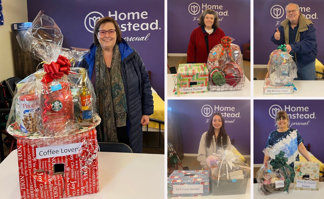 Home Instead of Wilkes-Barre, PA Holiday Gift Basket Winners