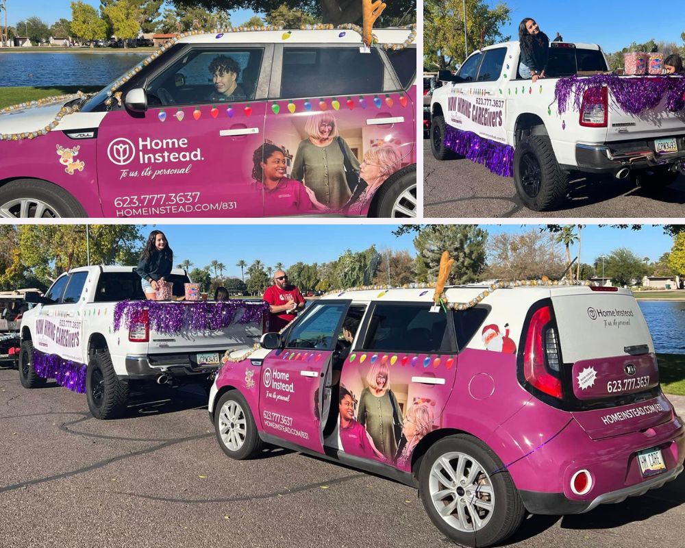 Home Instead Joins Christmas in the Park Parade in Litchfield Park, AZ pics