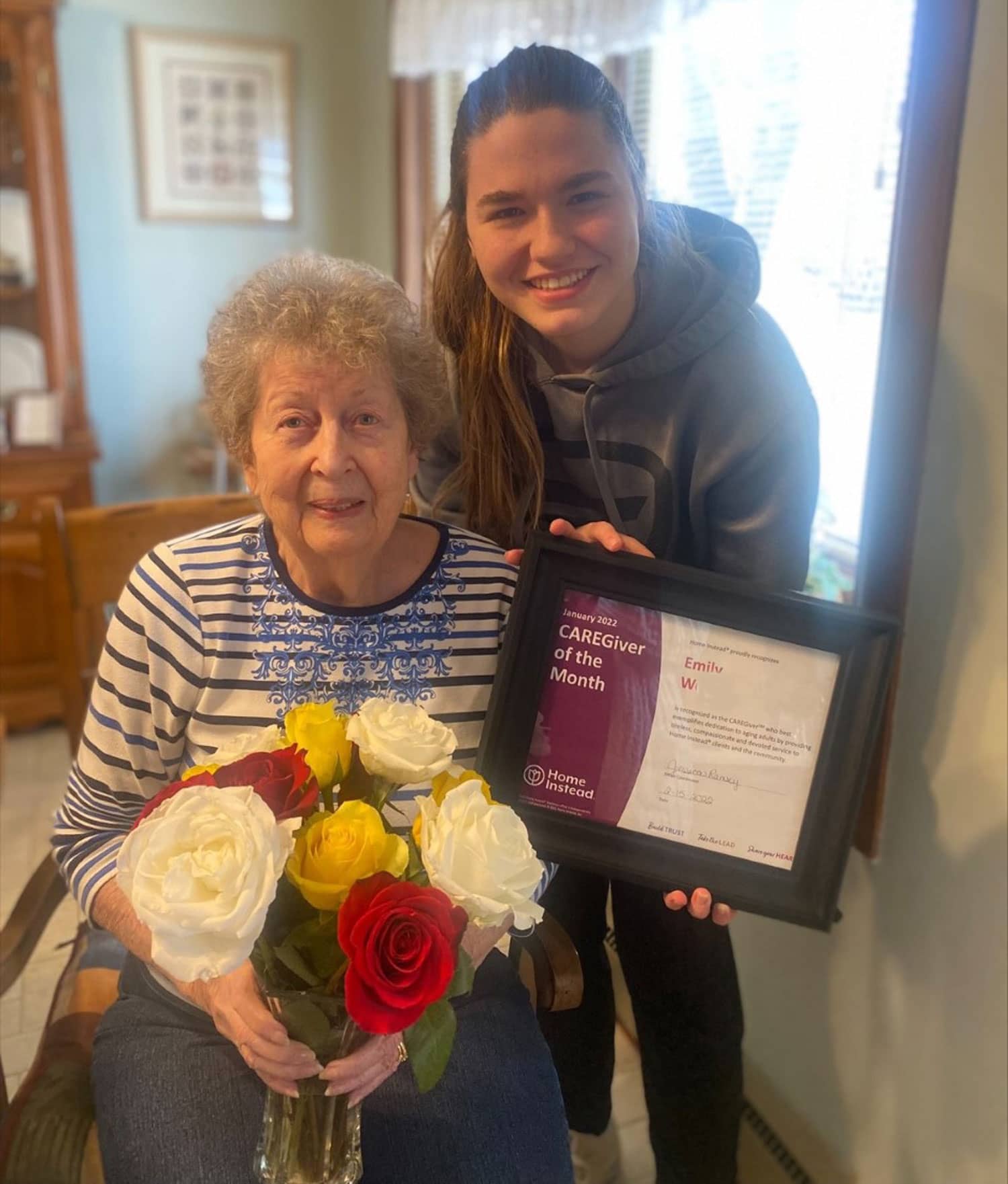 Emily W. CAREGiver of the Month - January 2022