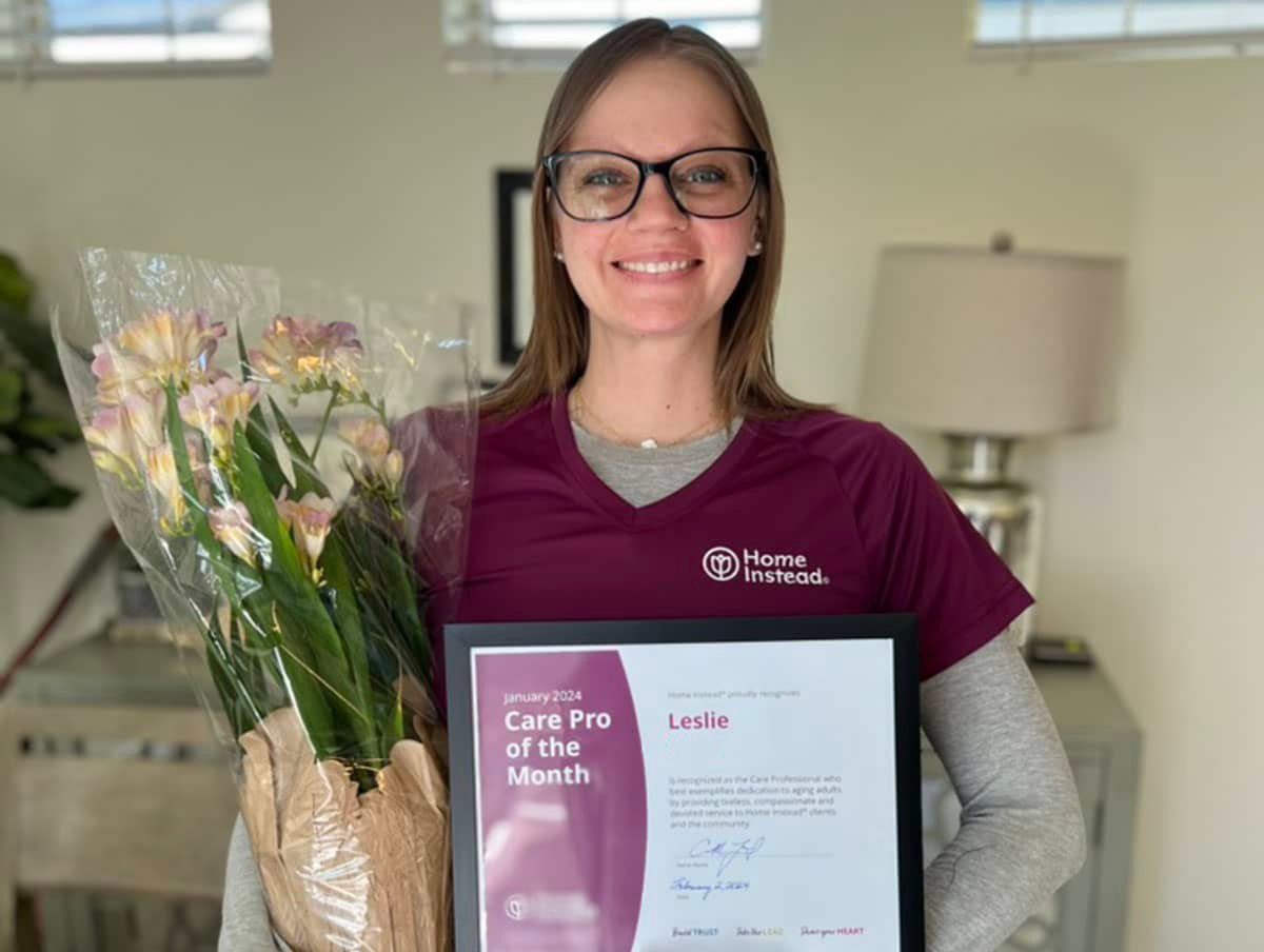 January 2024 Care Pro of the Month Leslie Nies 1 1 