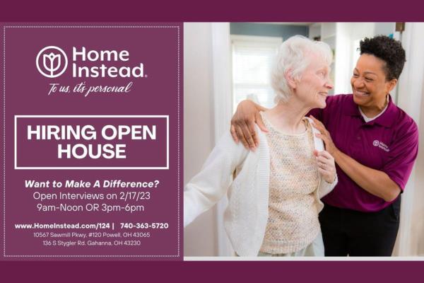 Home Instead of Powell, OH Open House Hiring Event hero