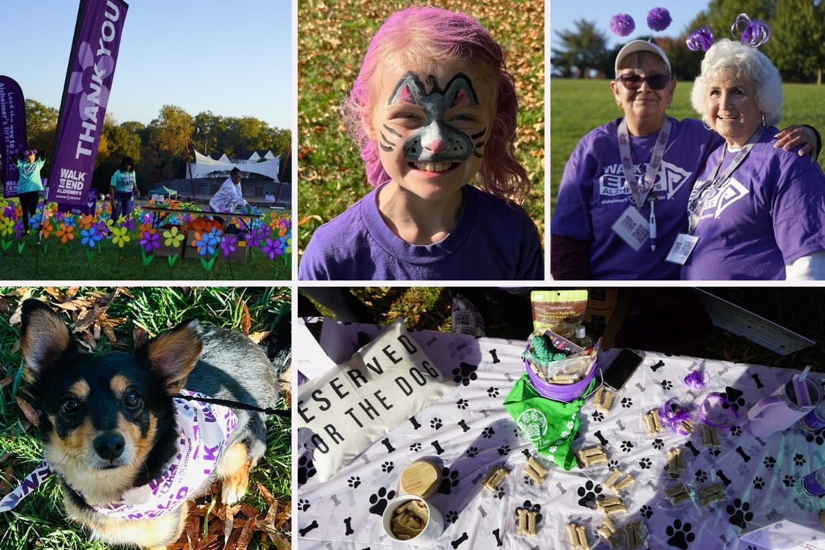 Home Instead Supports the 2023 Walk to End Alzheimer's in Spartanburg, SC collage