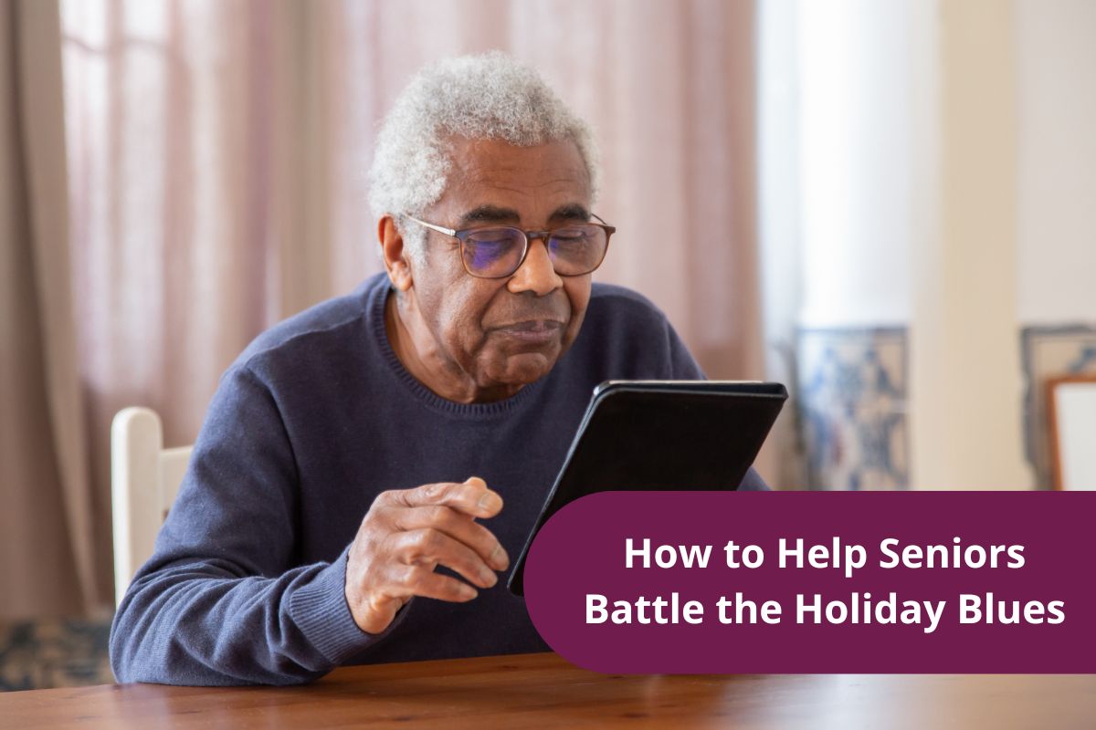 help seniors battle holiday blues
