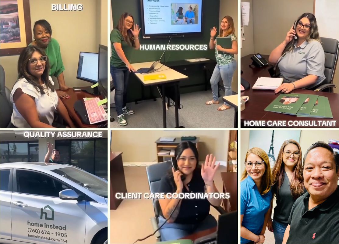 Meet the Home Instead MVPs in Palm Desert, CA collage