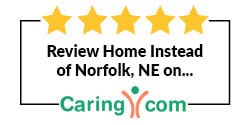 Review Home Instead of Norfolk, NE on Caring.com