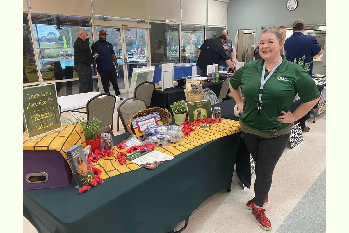 Home Instead Connects with Seniors at Cypress Lakes Village Expo