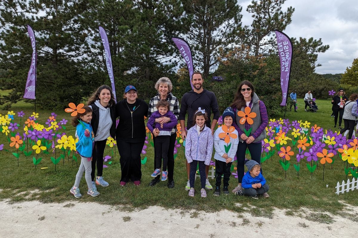 home instead team at walk to end alzheimers event