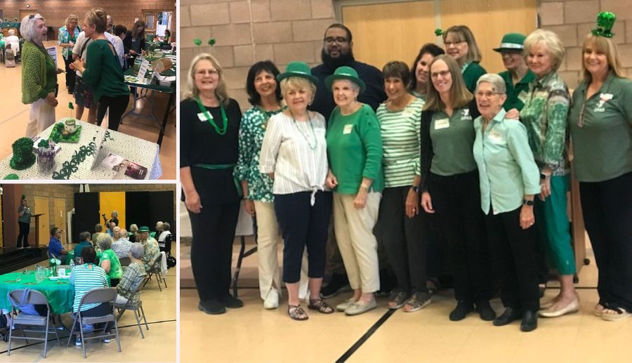 Home Instead Sponsors St. Patrick's Day Celebration for Ahwatukee Seniors collage