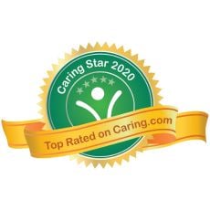 2020 Caring Star Award Logo from Caring.com