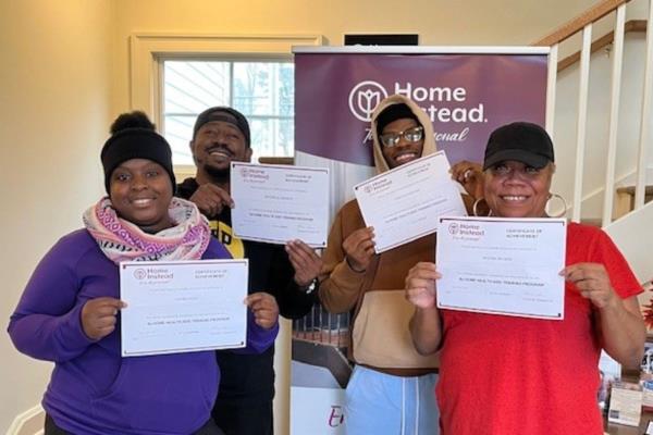 Caregivers Complete Training at Home Instead in Morris County, NJ