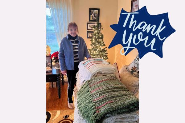 Evelyn Donated 25 Afghans to Home Instead Clients hero