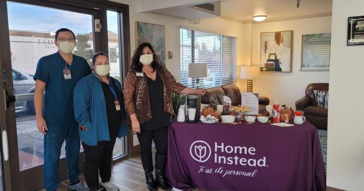 Home Instead Pours Thanks at Roseville Care Center in Roseville, CA