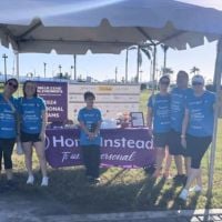 home instead alz walk booth