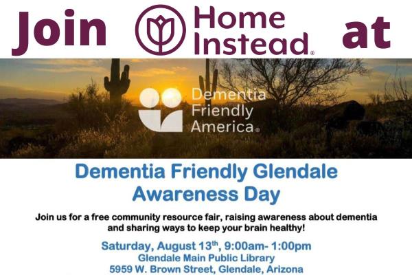 Join Home Instead Dementia Friendly Glendale Awareness Day hero