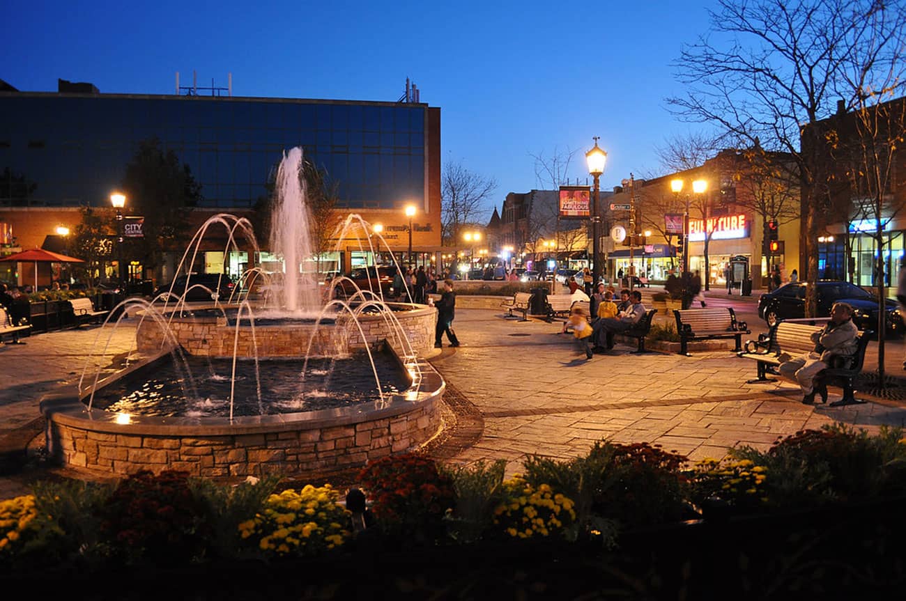 The Fountains in Downtown Elmhurst, IL