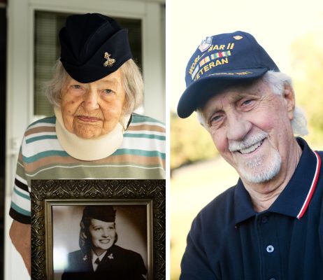collage of veterans