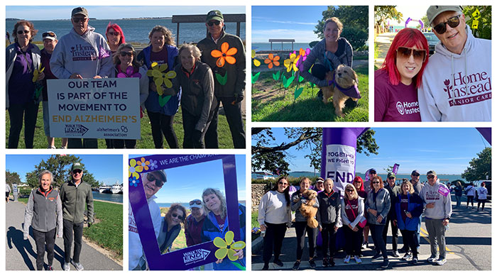 Home Instead Norwell, MA Walks to End Alzheimer's collage