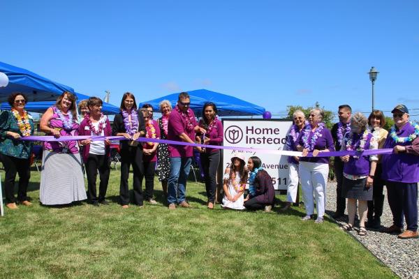 Home Instead of Sequim Ribbon Cutting