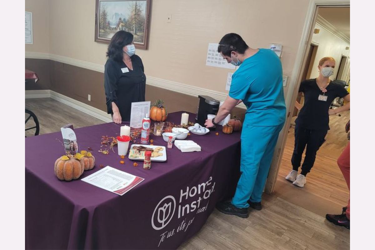 Home Instead Prepares a Cocoa Bar of Appreciation for Care Center in Folsom, CA