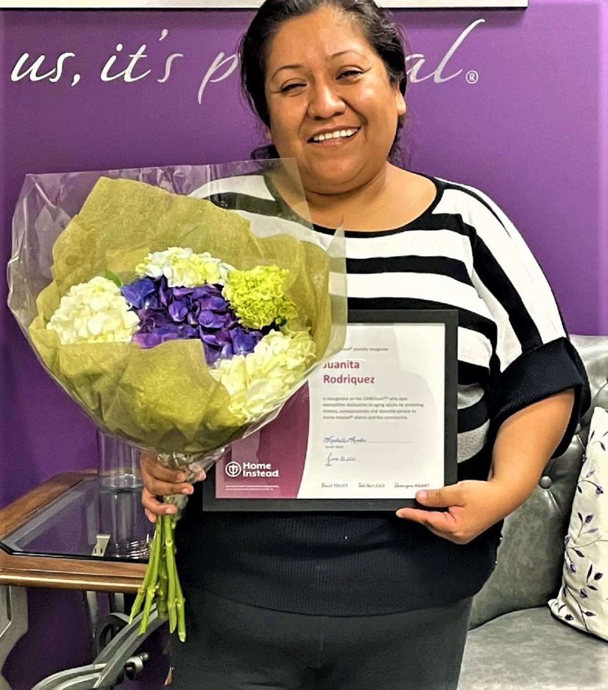 Caregiver of the Quarter Juanita