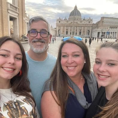 John and Stacey Murphy with daughters Sloane and Layne