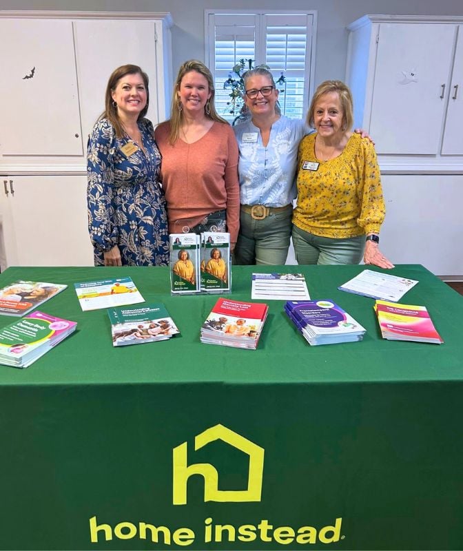 Home Instead Caregivers at Alzheimer's and Me Class in Charleston, SC