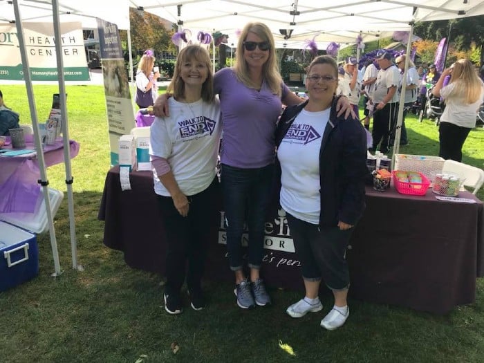 Some Walkers at the Walk to End Alzheimer's Event