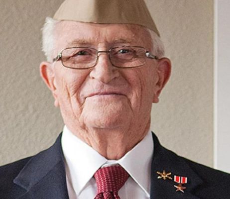 close headshot of veteran