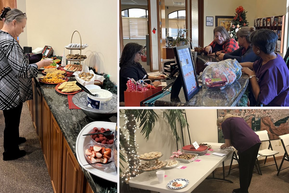 Home Instead of Mesa, AZ Hosts Care Pro Holiday Party collage
