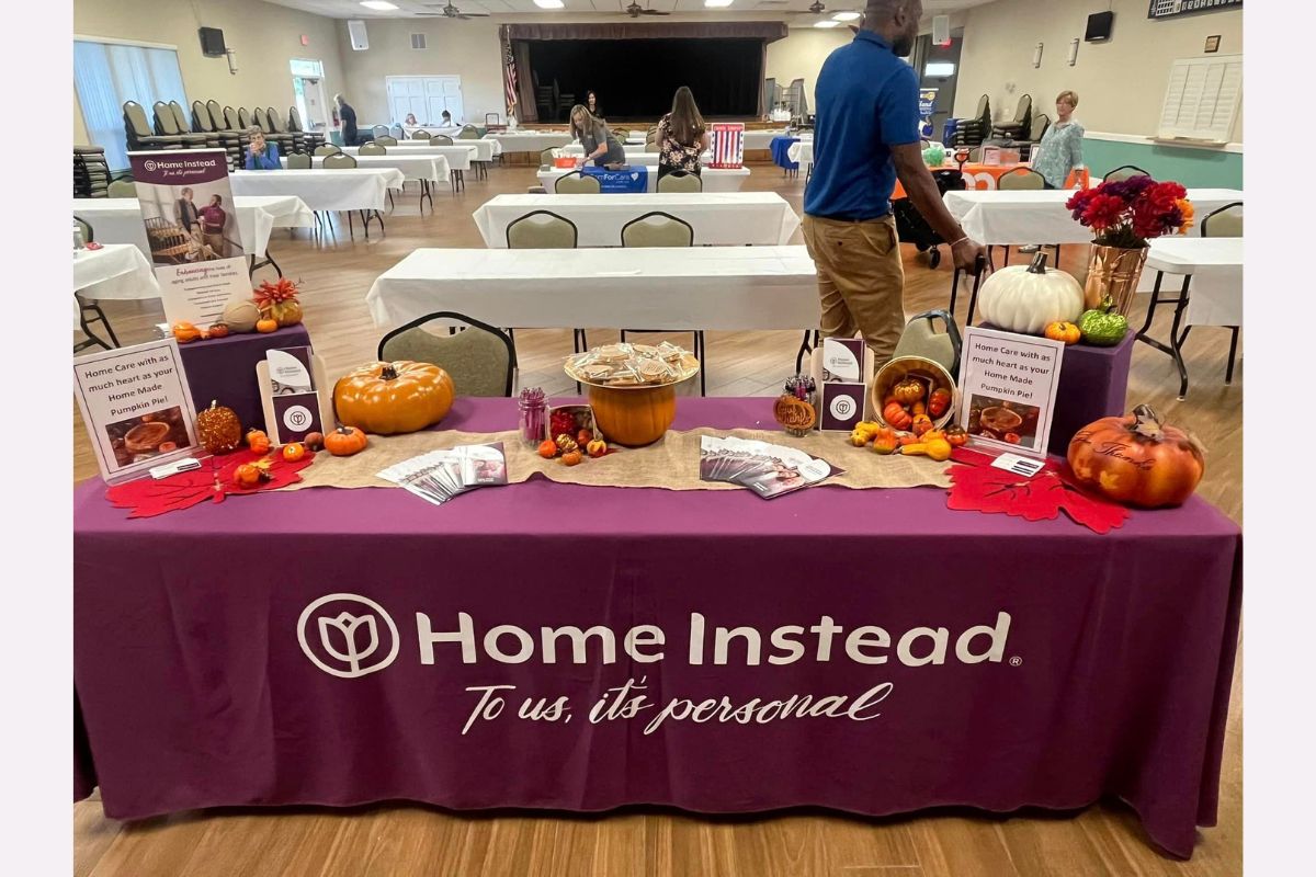 Home Instead Celebrates National Pumpkin Pie Day with Seniors at Sandpiper in Lakeland, FL