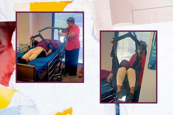 Home Instead Caregiver Aces Mechanical Lift Training in Houston, TX