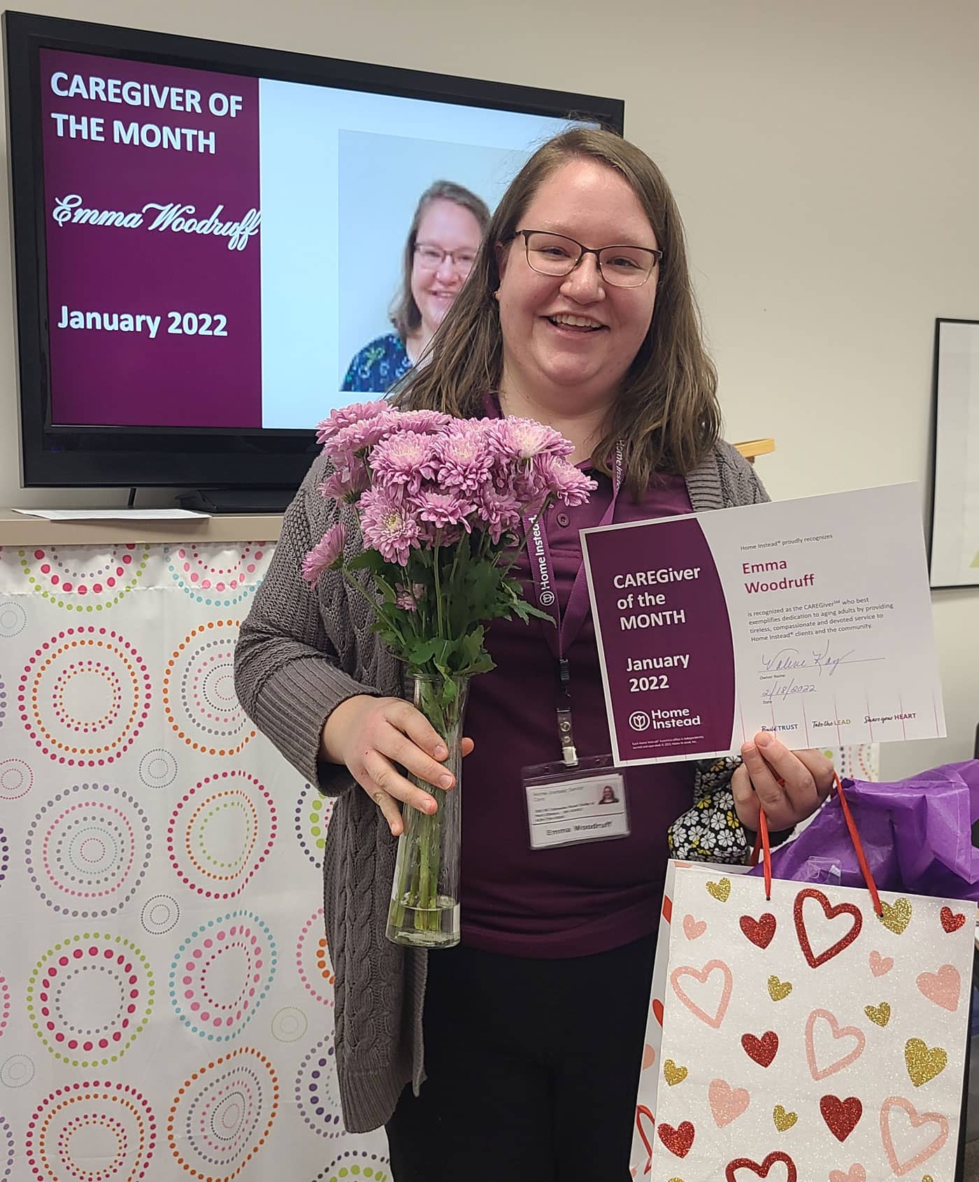 Emma Woodruff Care Professional of the Month - January 2022