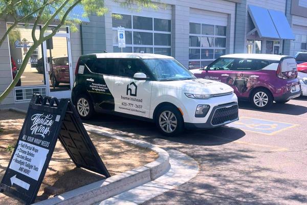 Freshly Wrapped Cars at Home Instead of Goodyear, AZ