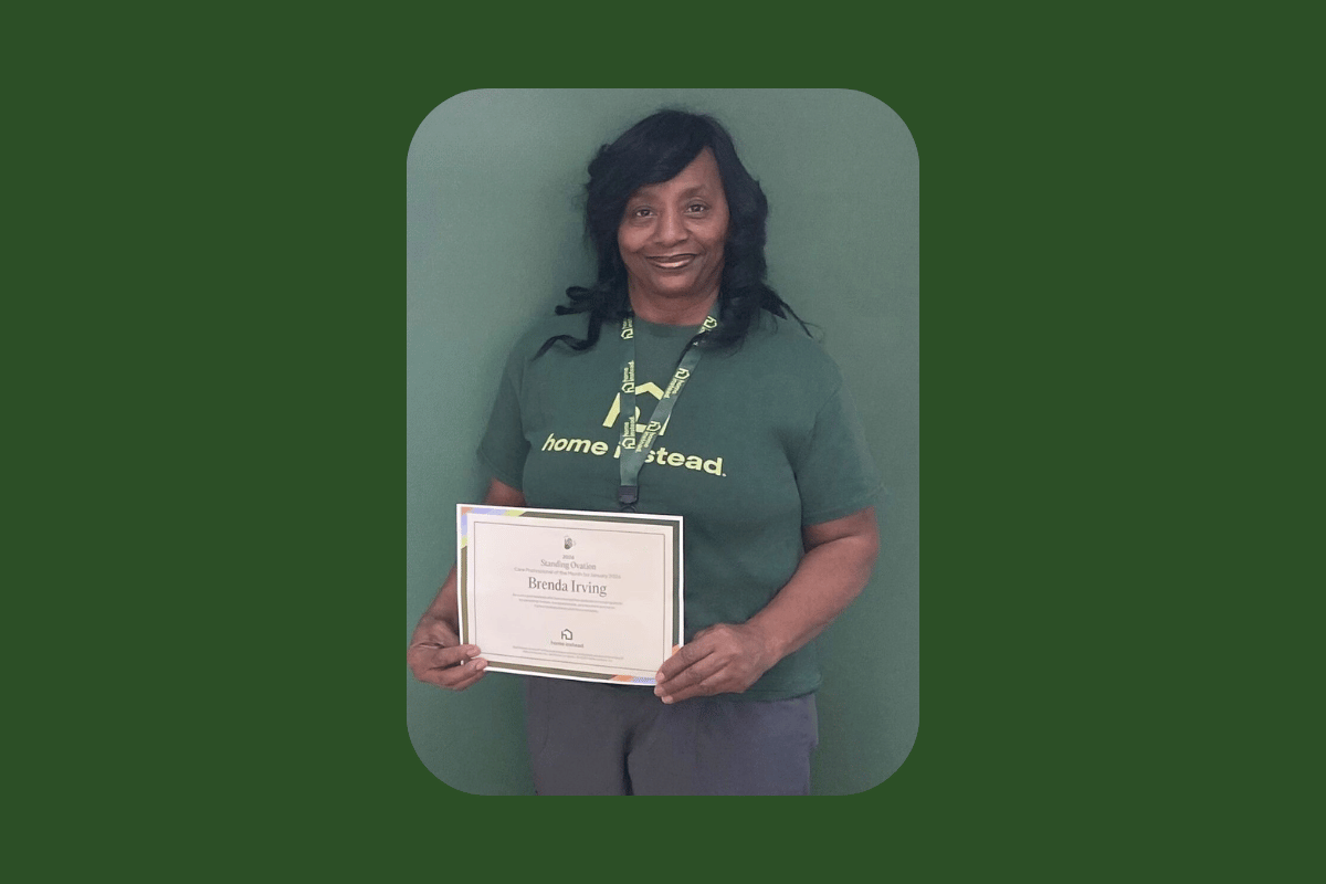 Home Instead Clinton January 2026 Care Pro of the Month Brenda Irving