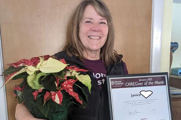 CAREGiver of the Month - January 2022 - Janice
