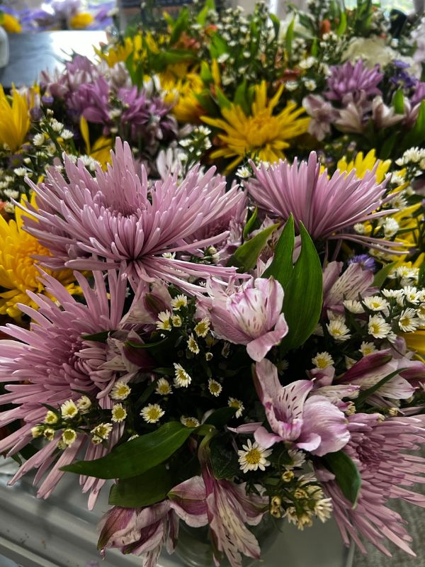 Home Instead Flower Arrangement at Brookdale Virginia Beach