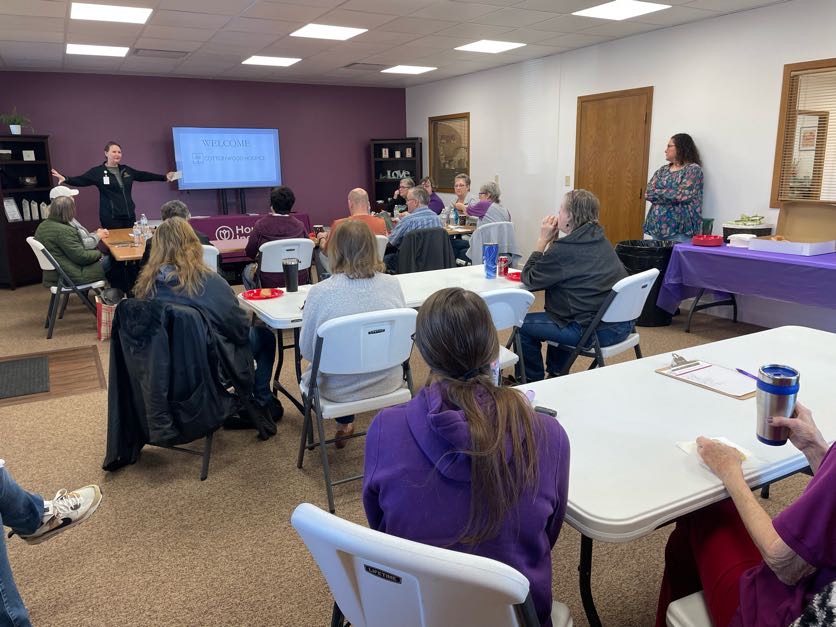 Home Instead Caregivers Special Training Session Taught by Katie from Cottonwood Hospice